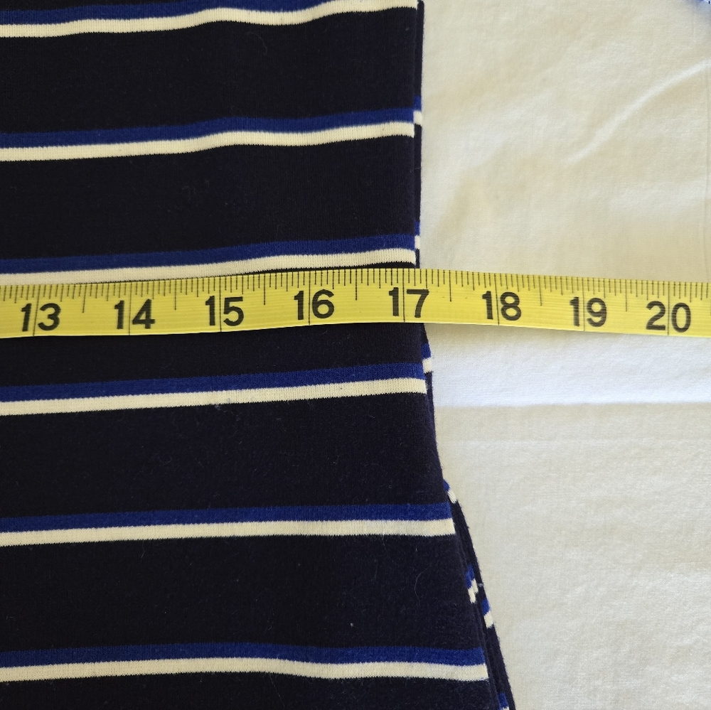 Tribal Navy & White Striped Square-Neck Mini Dress - Picture 9 of 11